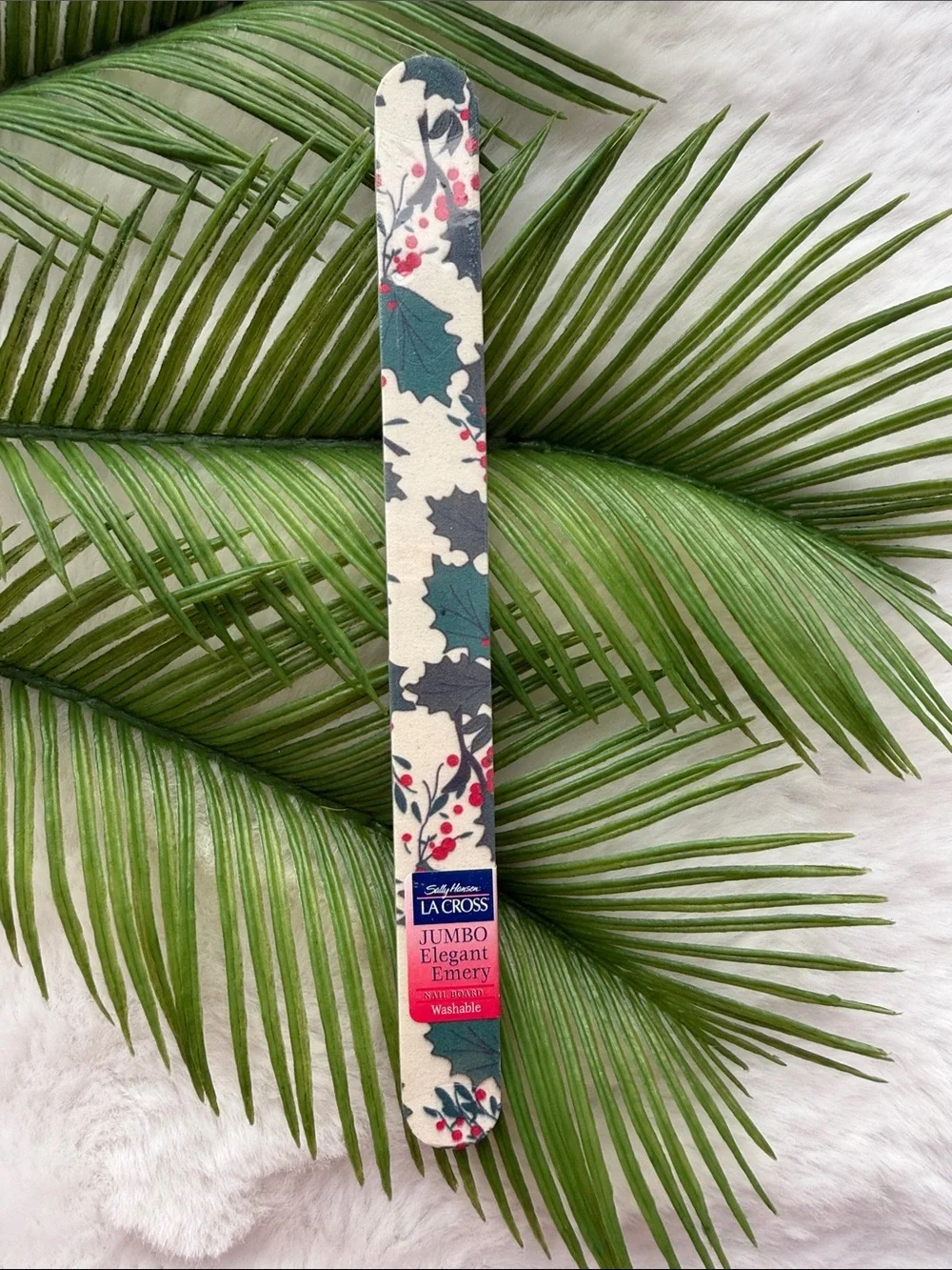 Vintage Sally Hansen La Cross Jumbo Elegant Emery Nail Board Washable